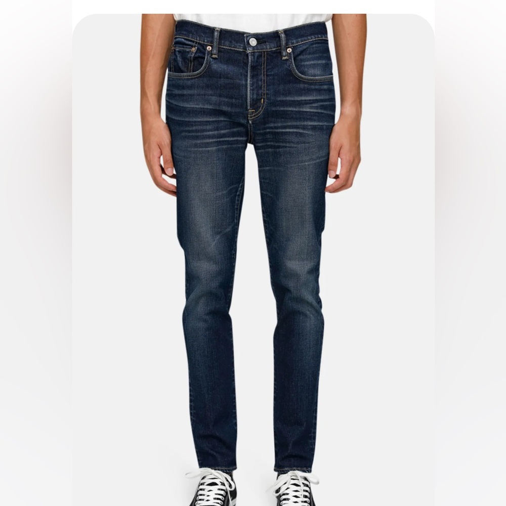 Moussy Blue Skinny Jeans with Subtle Fading